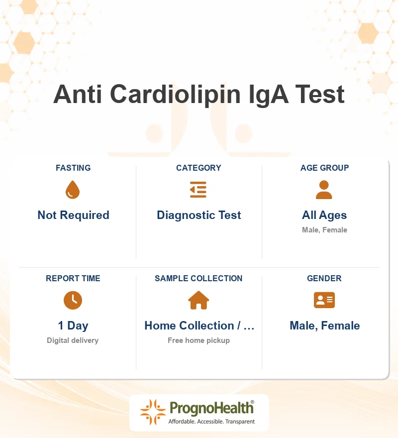 Anti Cardiolipin IgA Test