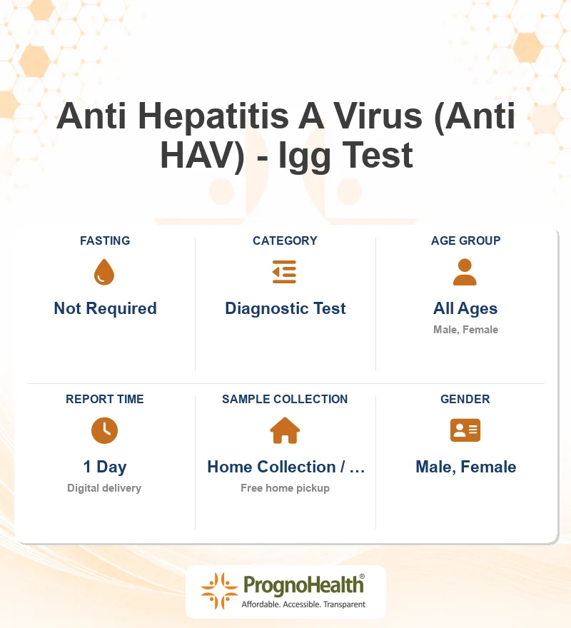 Anti Hepatitis A Virus (Anti HAV) - Igg Test