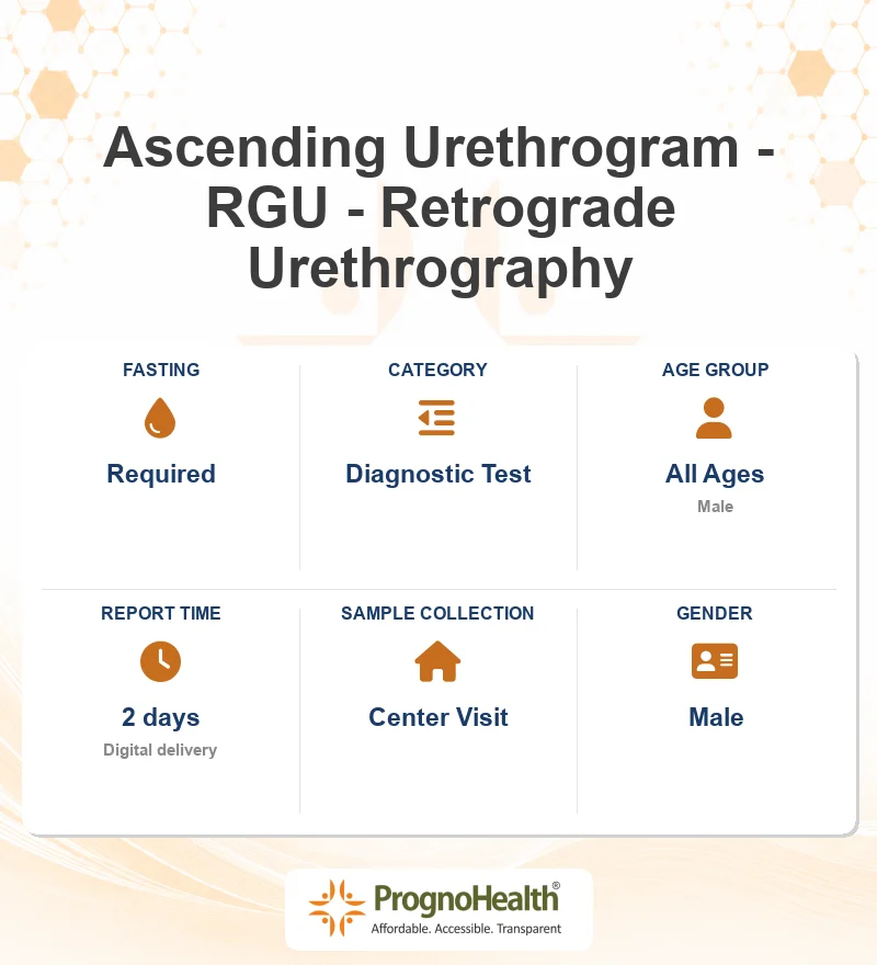 Ascending Urethrogram - RGU - Retrograde Urethrography
