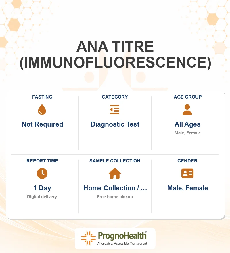 ANA TITRE (IMMUNOFLUORESCENCE)