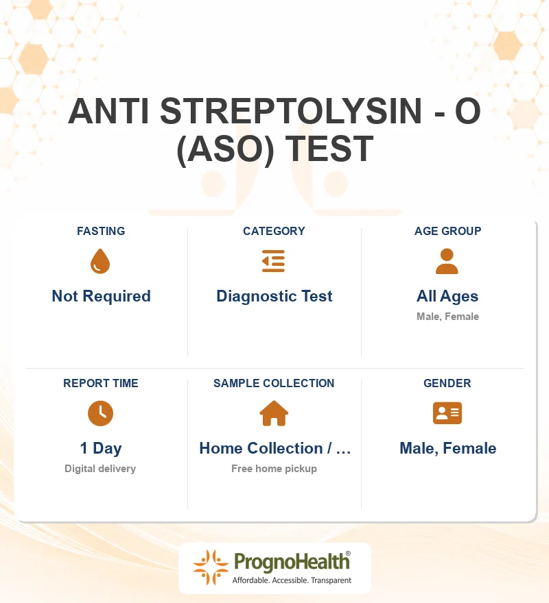 ANTI STREPTOLYSIN - O (ASO) TEST