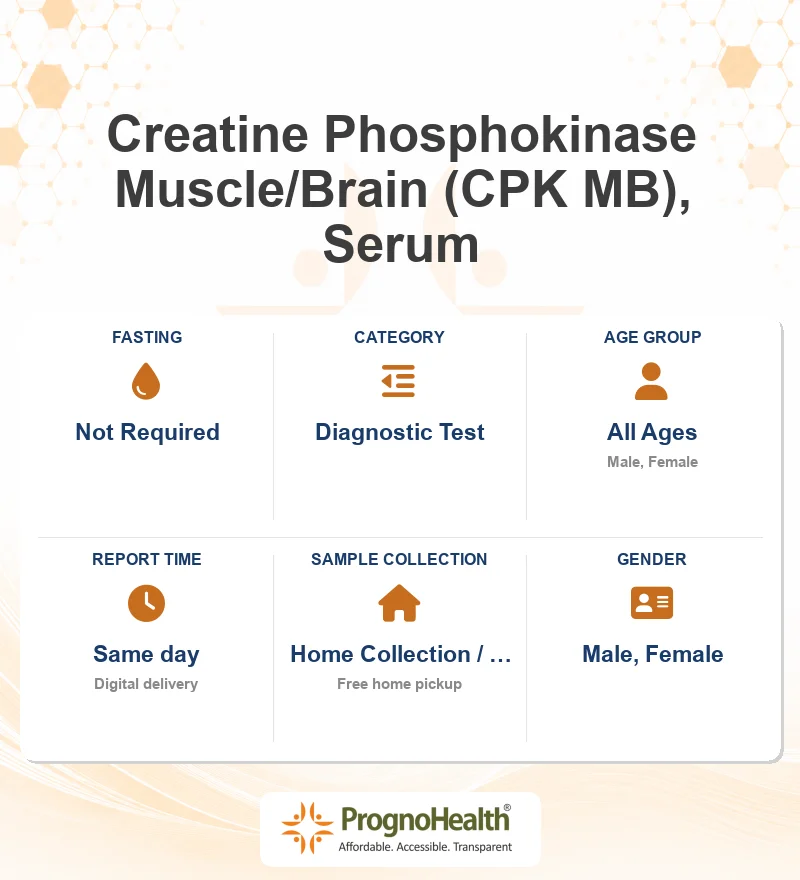 Creatine Phosphokinase Muscle/Brain (CPK MB), Serum