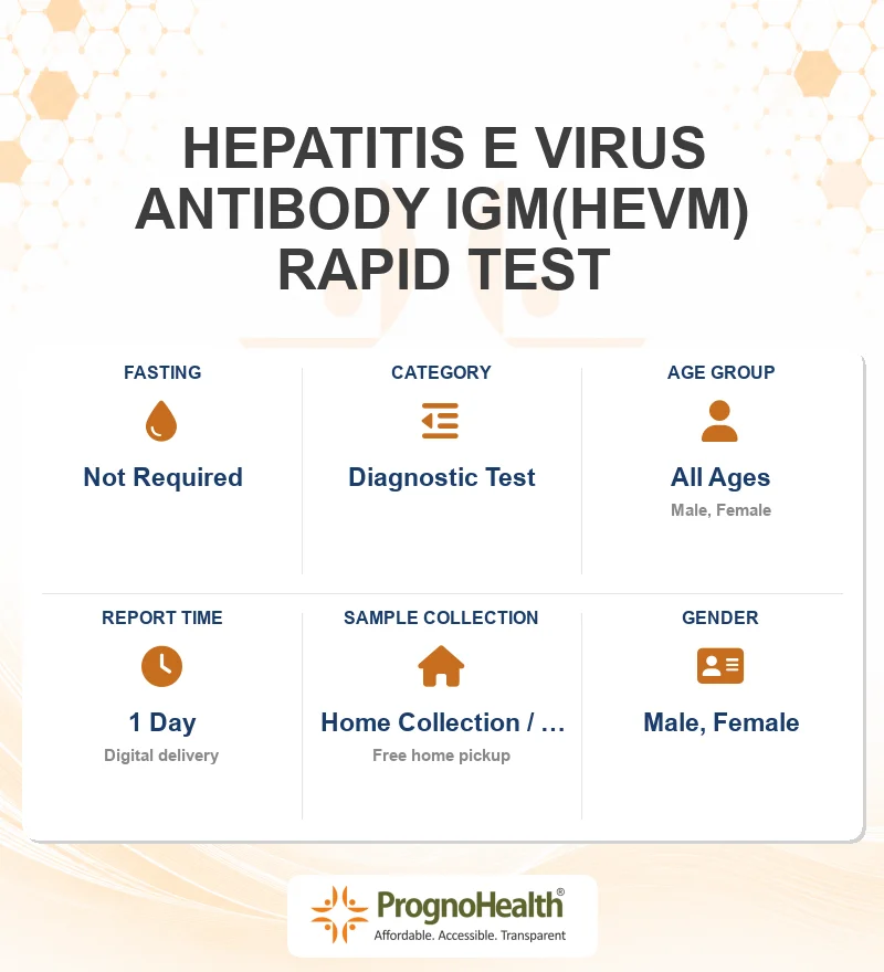 HEPATITIS E VIRUS ANTIBODY IGM(HEVM) RAPID TEST