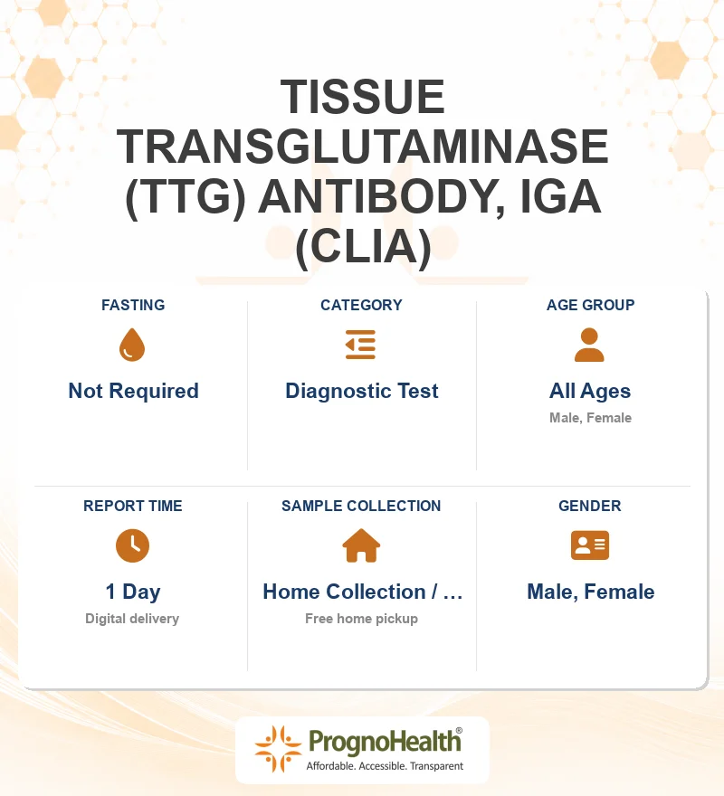 TISSUE TRANSGLUTAMINASE (TTG) ANTIBODY, IGA (CLIA)