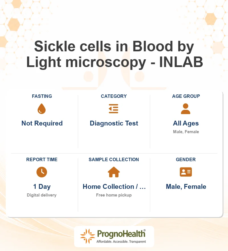 Sickle cells in Blood by Light microscopy - INLAB