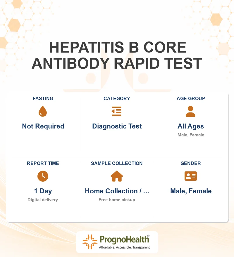 HEPATITIS B CORE ANTIBODY RAPID TEST
