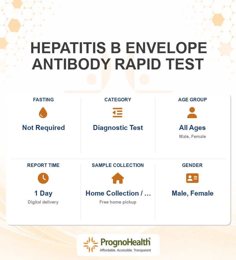 HEPATITIS B ENVELOPE ANTIBODY RAPID TEST